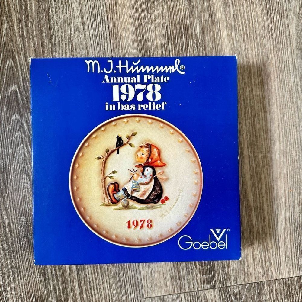 MJ Hummel annual plate 1978 vintage collectors plate - Picture 5 of 12
